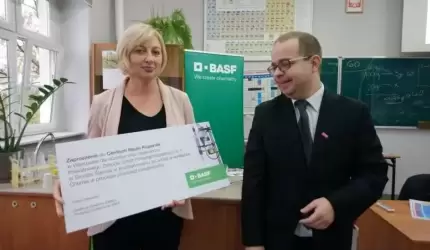 Warsztaty chemiczne BASF w PZSP nr 1 w Środzie Śląskiej