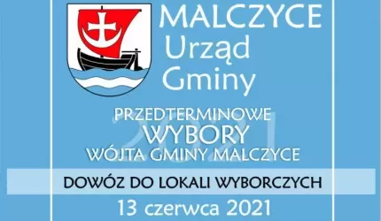 Wybory Wójta Gminy Malczyce. Dowóz do lokali wyborczych