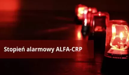 Stopień alarmowy ALFA-CRP na terenie całego kraju