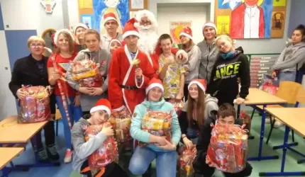 Mikołajki Szkolnego Koła Caritas