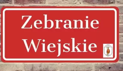 Zebrania wiejskie w Gminie Kostomłoty – harmonogram i tematyka spotkań