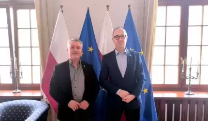 Spotkanie wójta gminy Kostomłoty z pełnomocnikiem wojewody ds. usuwania skutków powodzi