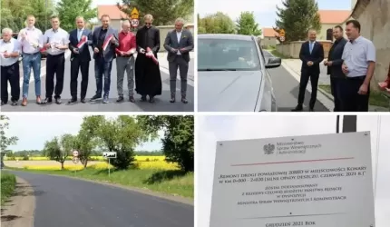 Zakończyła się przebudowa drogi w Konarach