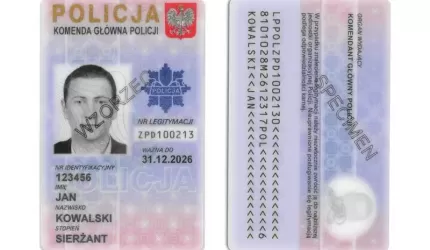 Nowe legitymacje policyjne