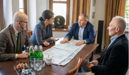 Miękinia stawia na rozwój – Wojewoda i Burmistrz o przyszłości gminy