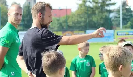 Trenowali z piłkarzami Śląska Wrocław