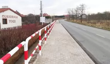 Chodnik pomiędzy Pisarzowicami, a Wilkszynem - już gotowy!