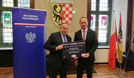 Promesa w kwocie 800 tys. zł dla Gminy Miękinia - odebrana