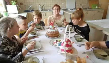 Szkolne Koło Caritas zorganizowało spotkanie wielkanocne