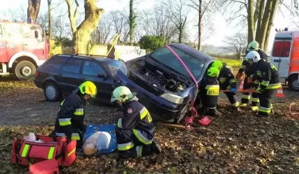 Ćwiczenia strażaków z OSP Wilczków