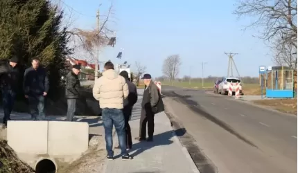 Chodnik w Ujeździe Górnym już gotowy i odebrany