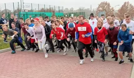 W Środzie Śląskiej pobiegli dla Niepodległej