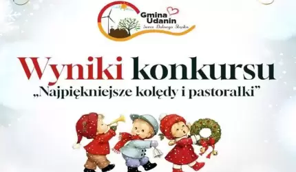 Gmina Udanin ogłasza wyniki świątecznego konkursu wokalnego