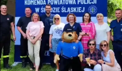 Piknik integracyjny z udziałem średzkich dzielnicowych