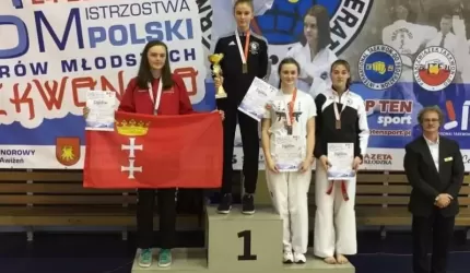Agata Janus i Natalia Dybek na podium Mistrzostw Polski w Taekwon-do ITF