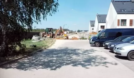 Gmina Miękinia: Przebudowa ul. Pogodnej w toku