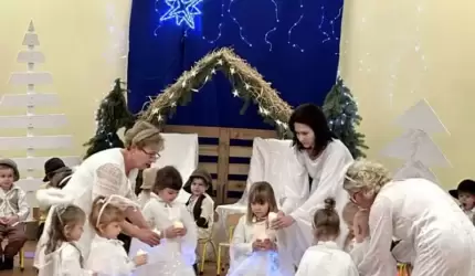Jasełka w Przedszkolu Samorządowym w Ujeździe Górnym
