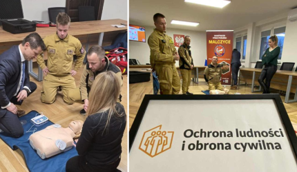 Bezpieczeństwo przede wszystkim – szkolenie z pierwszej pomocy w Urzędzie Gminy Malczyce