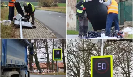 Nowe wyświetlacze na powiatowych drogach