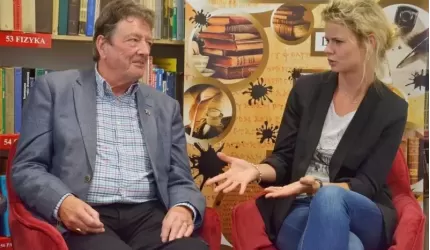 Pisarz Graham Masterton odwiedził Malczyce