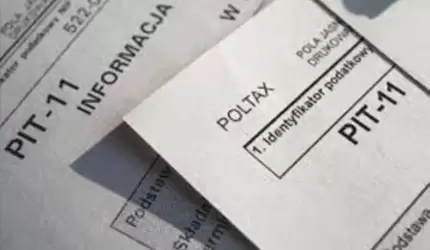 Informacje podatkowe PIT-11 za rok 2018