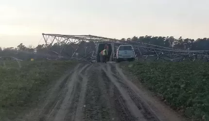 W Rusku runął słup. Co ustaliła prokuratura?