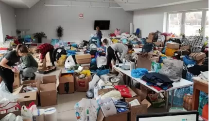 Mieszkańcy powiatu wspierają Ukrainę