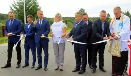 W gminie Miękinia otwarto kolejne przebudowane drogi