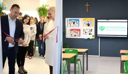 W Szkole Podstawowej w Udaninie uroczyście otwarto Ekopracownię