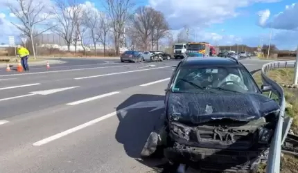 Wypadek! 2 osoby poszkodowane, w tym kobieta w zaawansowanej ciąży