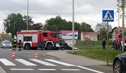 Szaleńczą jazdę zakończył w Środzie Śląskiej