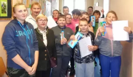 „Mój ulubiony święty" - wyniki konkursu Szkolnego Koła Caritas