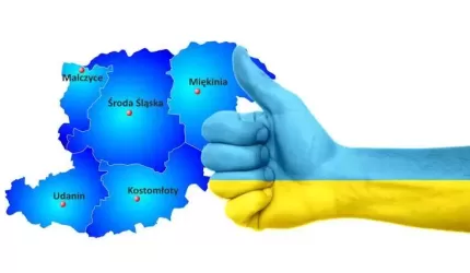 Punkty pomocy Ukrainie na terenie powiatu średzkiego