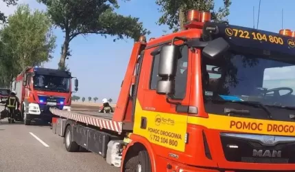 Samochód wypadł z drogi [raport strażaków]