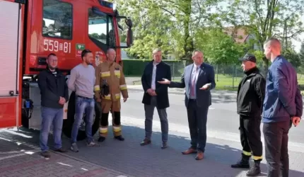 Spotkanie włodarzy gmin Malczyce i Udanin z przedstawicielami jednostek OSP