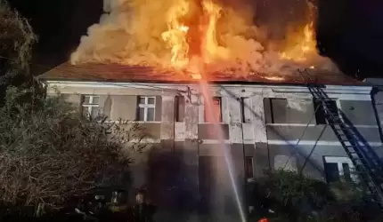 Pożar w Piotrowicach. Dom spalił się doszczętnie