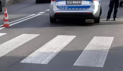 Poważny wypadek z udziałem 10-latka na przejściu dla pieszych w Osieku