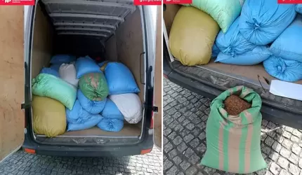 Tona nielegalnego tytoniu wykryta podczas rutynowej kontroli na A4