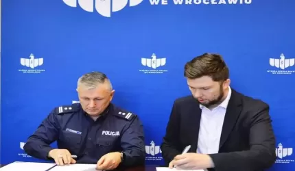 Średzka policja podjęła współpracę z Wyższą Szkołą Prawa we Wrocławiu