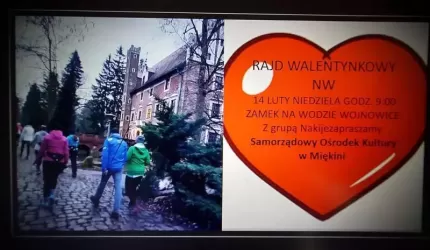 Rajd walentynkowy Nordic Walking