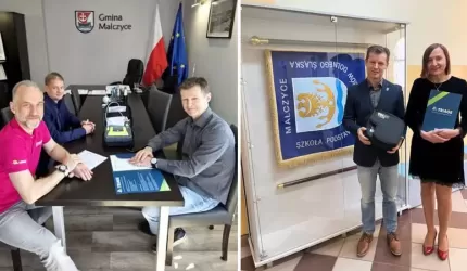 Defibrylator już jest na stanie szkoły w Malczycach!