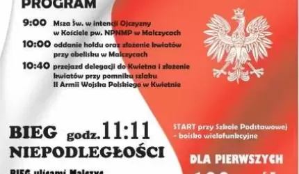 Obchody100-lecia Niepodległości w Malczycach
