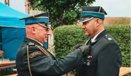 Wójt Gminy Udanin "Zasłużony dla Ochrony Przeciwpożarowej"