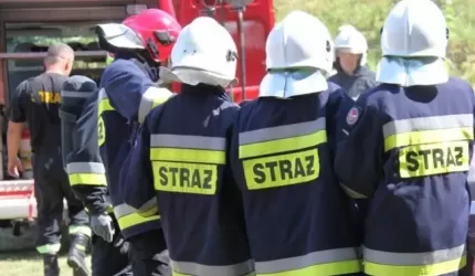 Gdzie jest kierowca auta "na dachu"? (z raportu straży pożarnej)