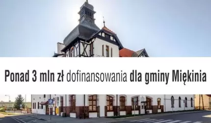Gmina Miękinia z największym dofinansowaniem z Funduszu Rozwoju Dróg
