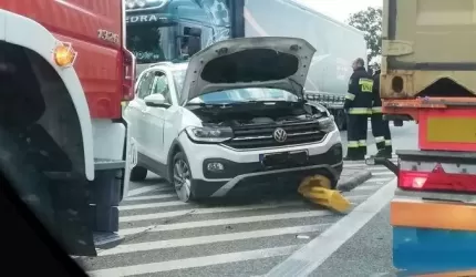 Dwa wypadki w jednym dniu. Dwie osoby trafiły do szpitala