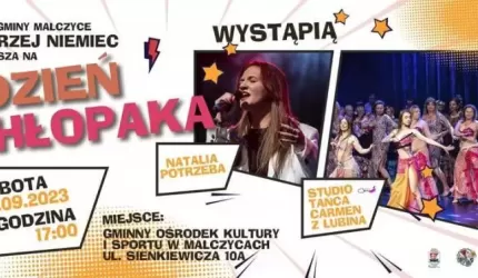 Wójt Gminy Malczyce zaprasza na Gminny Dzień Chłopaka