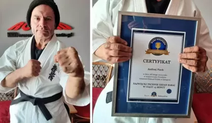 Andrzej Piech po raz szósty pobił Rekord Polski!