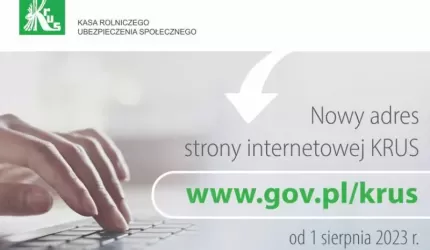 Nowy adres strony internetowej KRUS