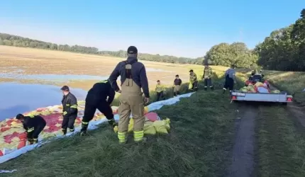 Strażacy podsumowują działania przeciwpowodziowe na terenie powiatu średzkiego